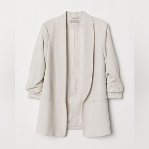 H&M white/sand blazer